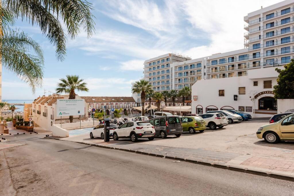 Amplio Con Vistas Al Mar Y Piscina En Benalmadenaアパートメント エクステリア 写真